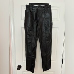 Aritzia vegan leather pants, new without tag, never worn